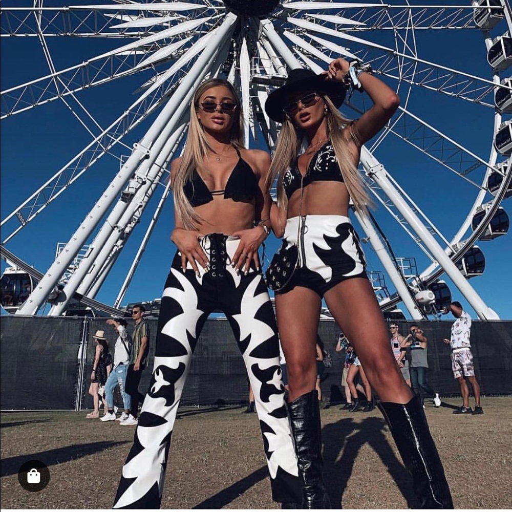 Western High Waist Shorts